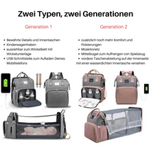 Lade das Bild in den Galerie-Viewer, Wickelbett to go – für Unabhängigkeit unterwegs - KnuddelKiste